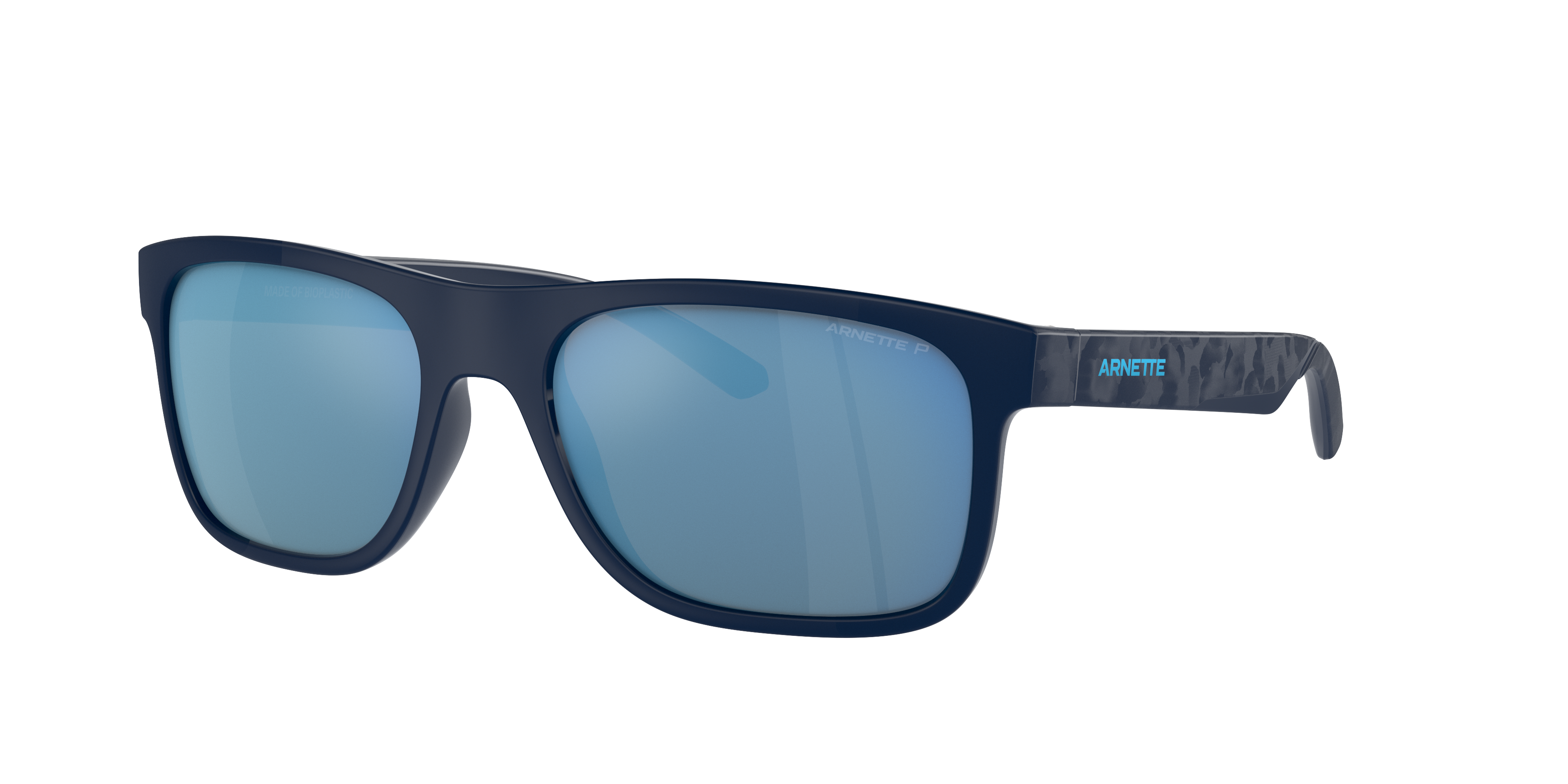 Arnette Man Sunglass Khim -  Frame color: Dark Blue, Lens color: Dark Grey Mirror Water Polarized