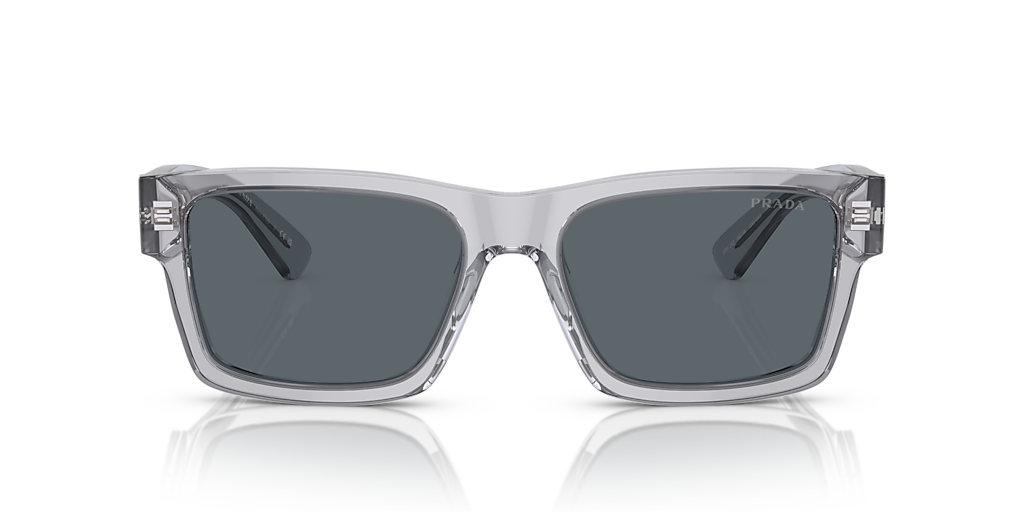Prada PR 25ZS M (53 - 18) with Blue lenses and Grey frame