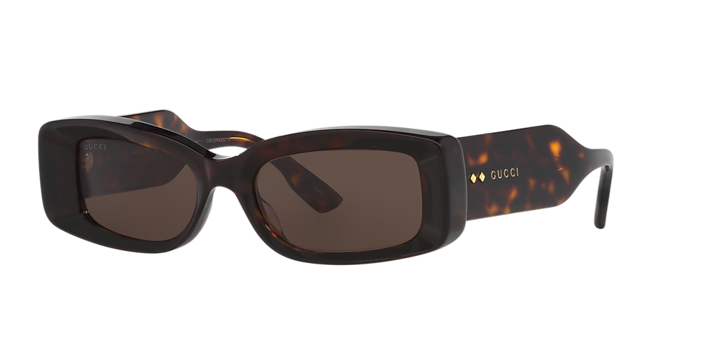Gucci GG1528S S (53 - 18) with Brown lenses and Tortoise frame