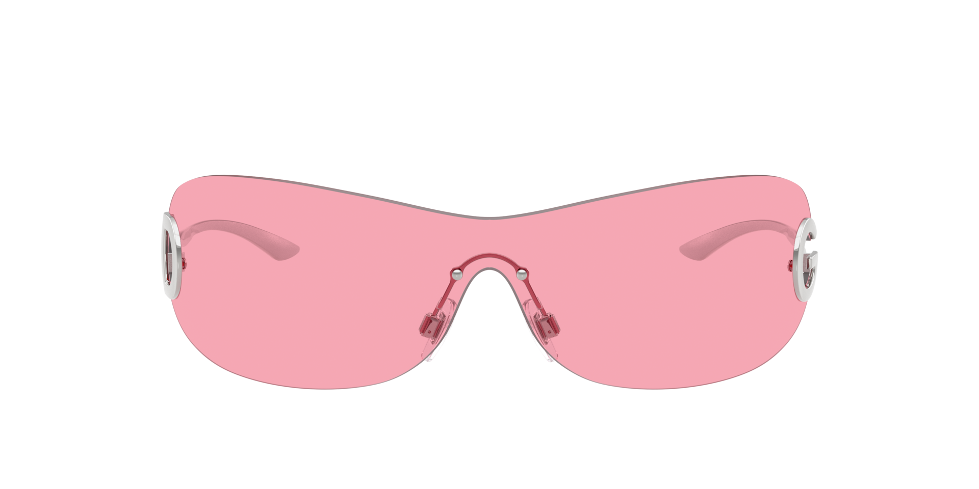 Dolce&Gabbana DG2308 M (0 - 141) with Pink lenses and Silver frame
