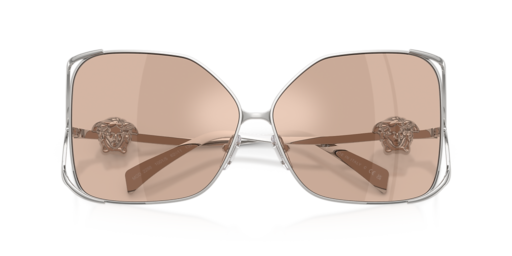 Versace VE2288 XL (62 - 11) with Pink lenses and Silver frame