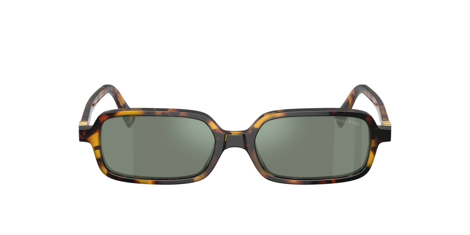 Miu Miu MU 11ZS S (51 - 16) with Green lenses and Tortoise frame