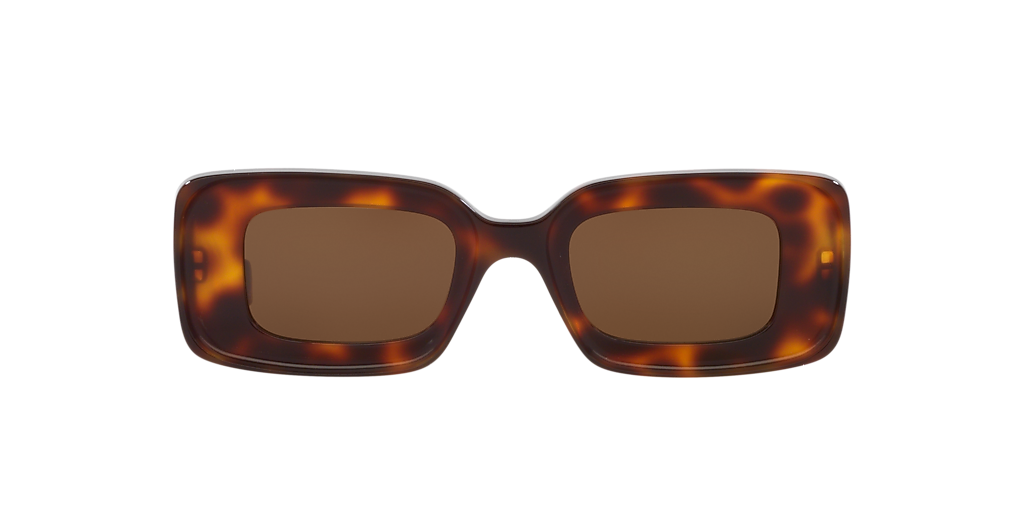 NWOT  Loewe LW40101| tortoise  rectangular sun glasses Loewe Tortoise Brown LW40101I Anagram Rectangle Sunglasses  main image 2