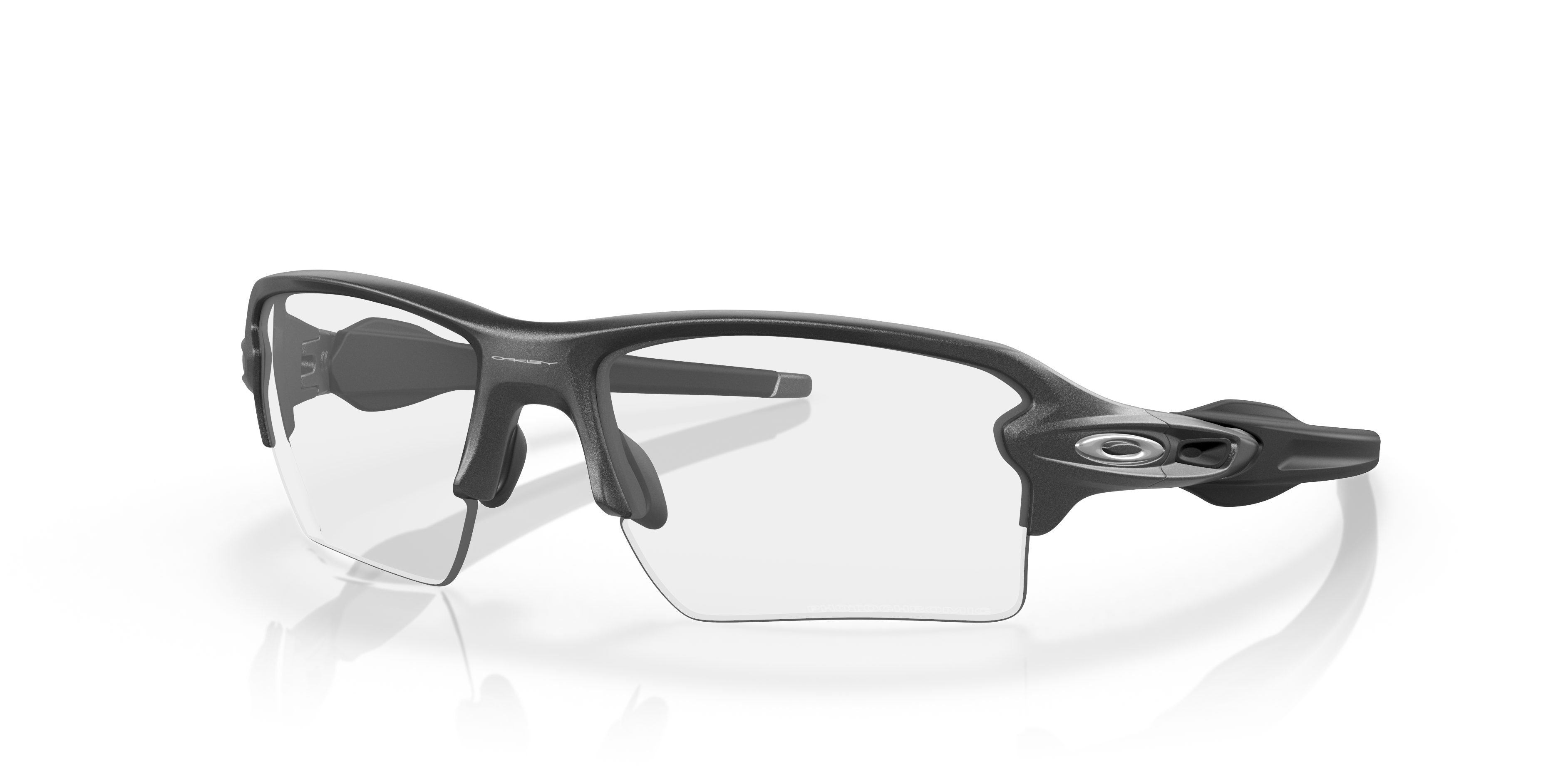 OakleyXLスクエア・FIREポラライズド純正レンズ Oakley Flak® 2.0 XL S (59 - 12) with Transparent lenses and Grey