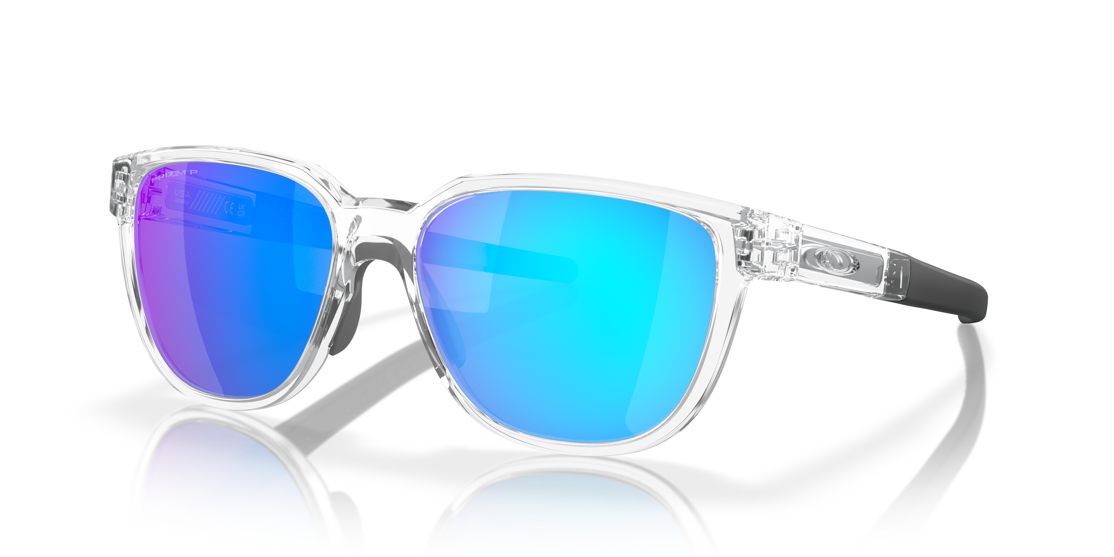 Oakley Actuator L (57 - 16) with Blue lenses and Transparent frame