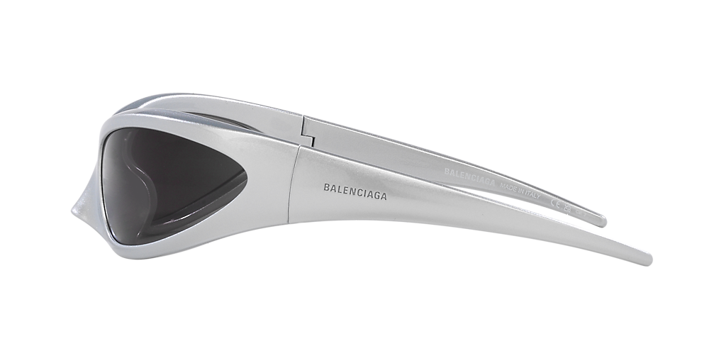 Balenciaga BB0251S XXL (80 - 19) with Grey lenses and Silver frame