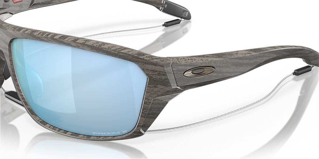 Oakley Split Shot Woodgrain Collection M (64 - 17) with Blue