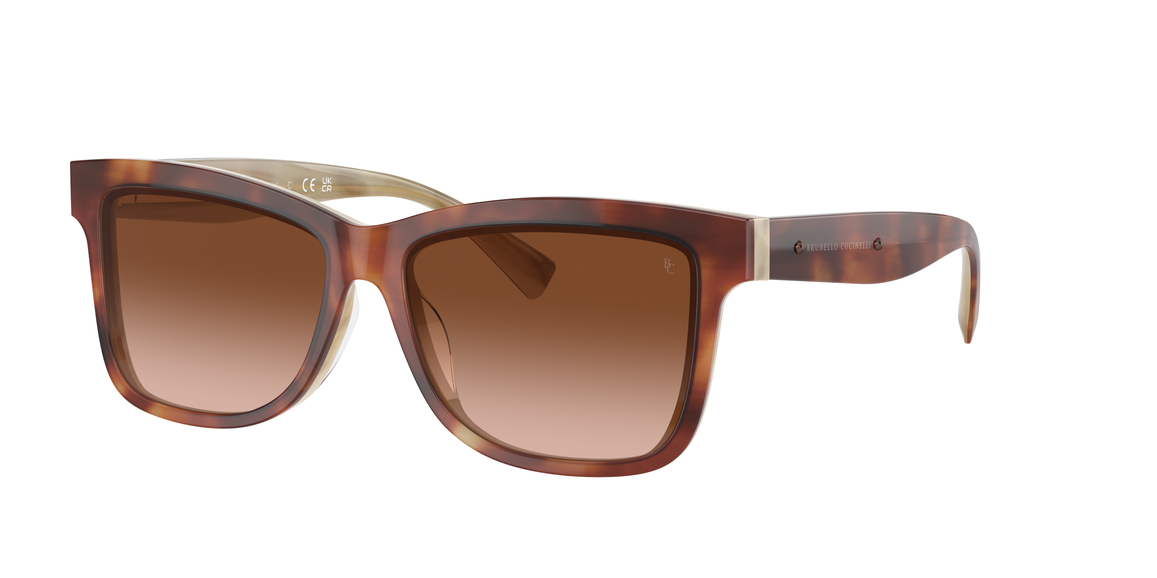 Brunello Cucinelli Woman Sunglass BC4009S -  Frame color: Havana/Panama, Lens color: Quercia