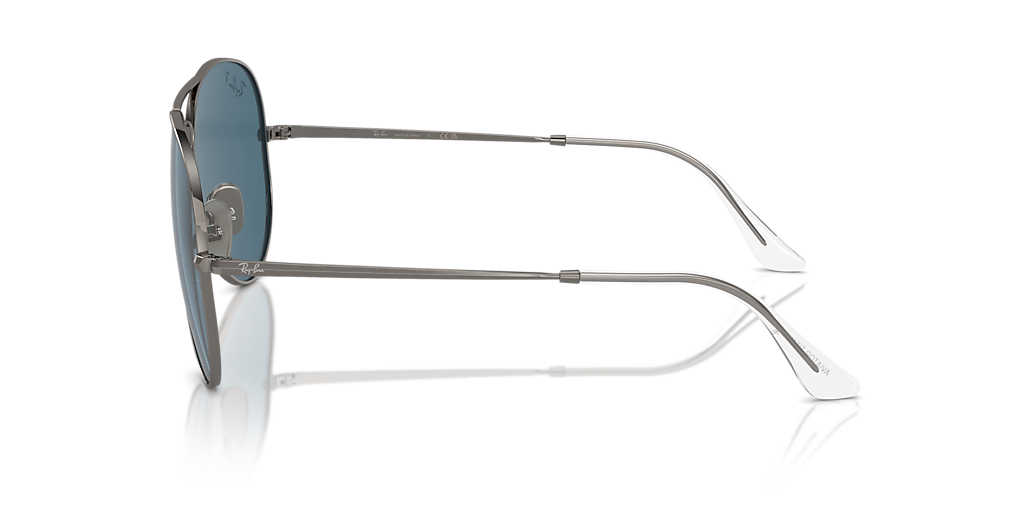 Ray-Ban Aviator Titanium Polarized+ Lenses XXL (62 - 14) with Blue