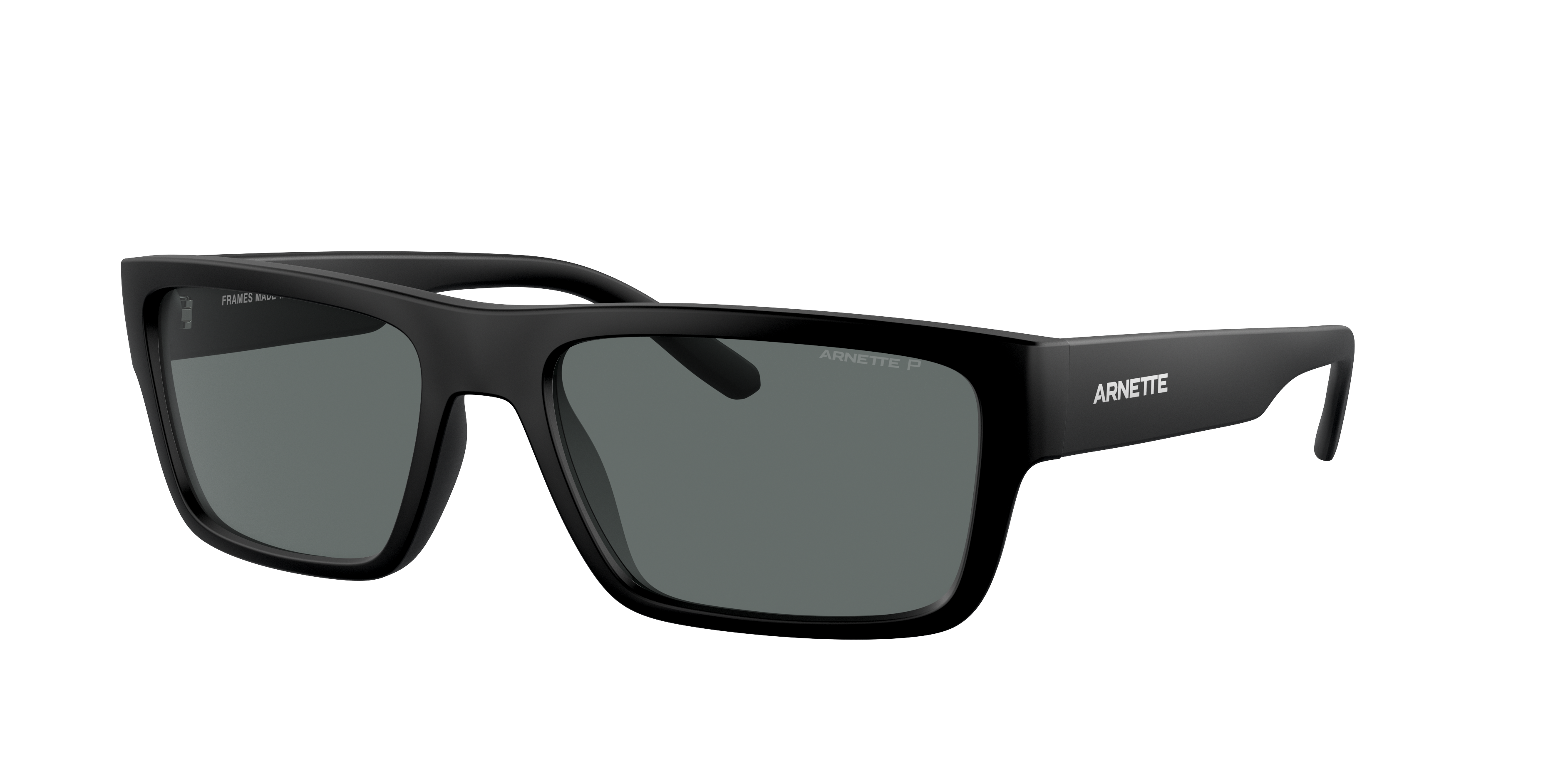 Arnette Man Sunglass Phoxer -  Frame color: Matte Recycled Black, Lens color: Polarized Dark Grey