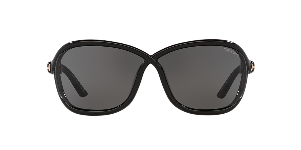 Tom Ford Fernanda XXL (68 - 07) with Grey lenses and Black frame
