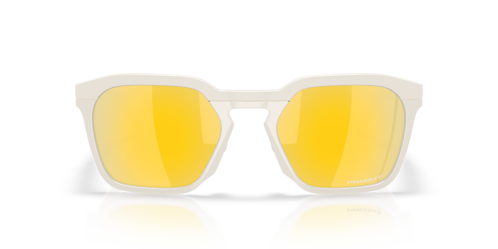 Oakley HSTN SQ L (54 - 21) with Gold lenses and White frame