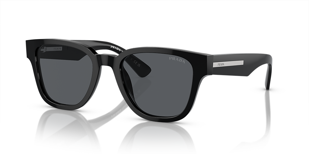 小物 04ss archive prada design eyewear Prada PR A04S M (52 - 20) with Blue lenses and Black frame