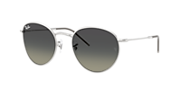 Ray-Ban Round Reverse L (53 - 21) with Blue lenses and Gold frame