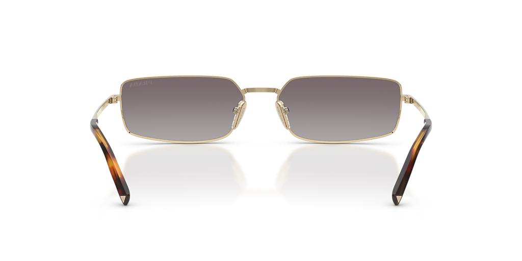 Prada PR A60S XL (59 - 16) with Blue lenses and Gold frame