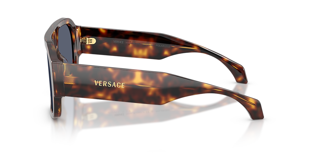 Versace VE4508U L (56 - 18) with Blue lenses and Tortoise frame