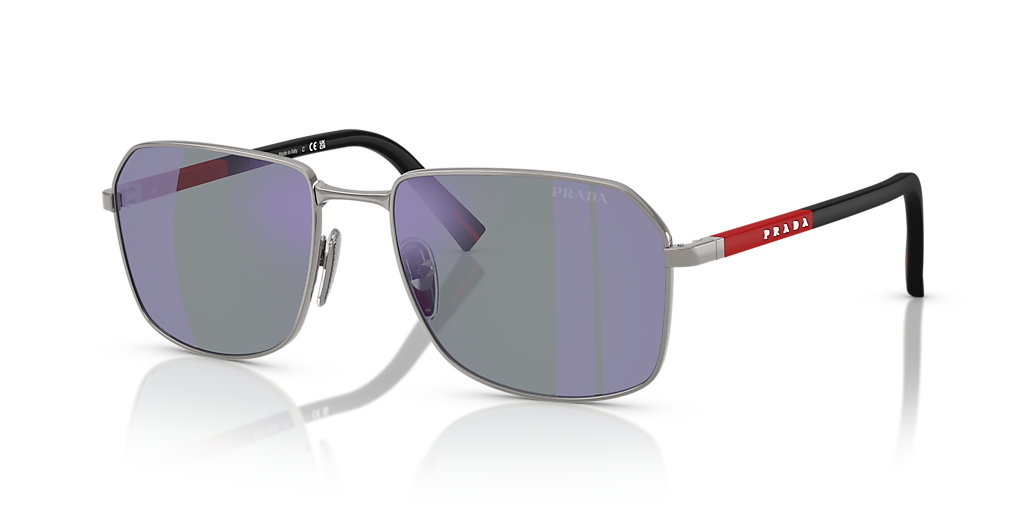 Prada Linea Rossa PS A51S XL (57 - 18) with Blue lenses and Grey