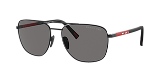 【PRADA】サングラス Prada Linea Rossa PS A51S XL (57 - 18) with Grey lenses and Black