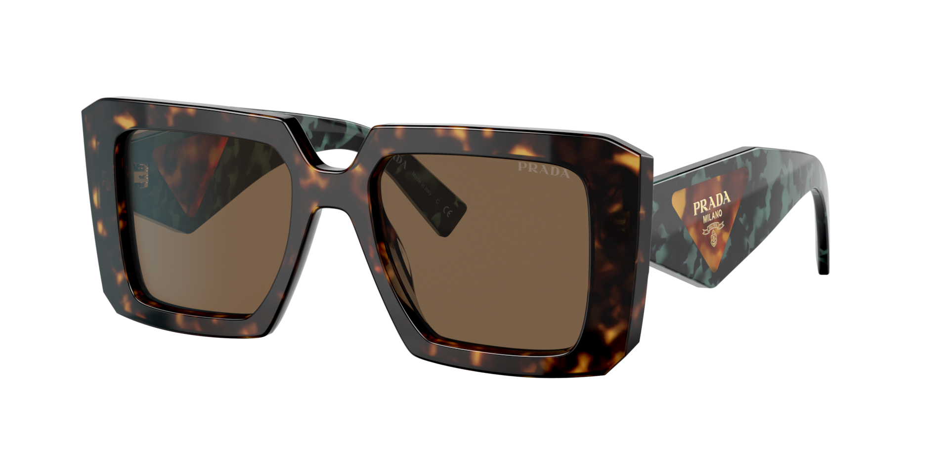 Prada PR 23YSF S (52 - 19) with Brown lenses and Tortoise frame