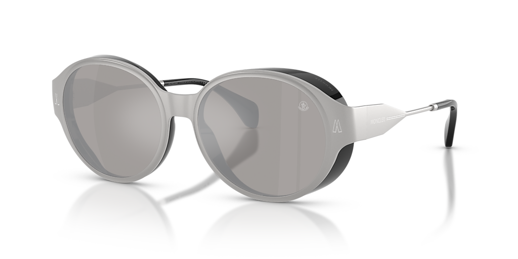 Moncler ME4005T AUROS L (54 - 16) with Silver lenses and Silver