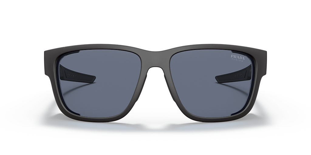 Prada Linea Rossa PS 07WS XXL (59 - 17) with Blue lenses and Black