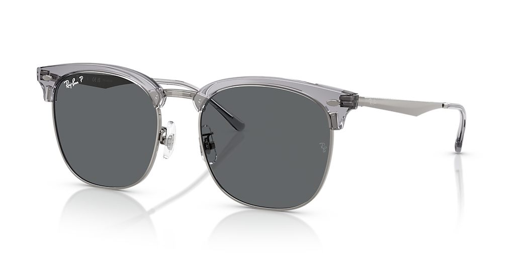 Ray-Ban RB4418D XXL (56 - 19) with Grey lenses and Transparent