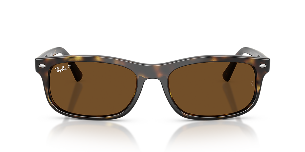 Ray-Ban WAYFARER サングラス マットブラウン Ray-Ban RB2224 XL (57 - 20) with Brown lenses and Tortoise frame
