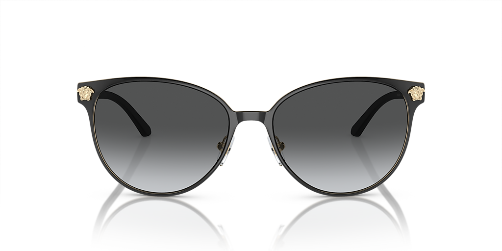 Versace VE2168 M (57 - 16) with Grey lenses and Black frame  display picture 1