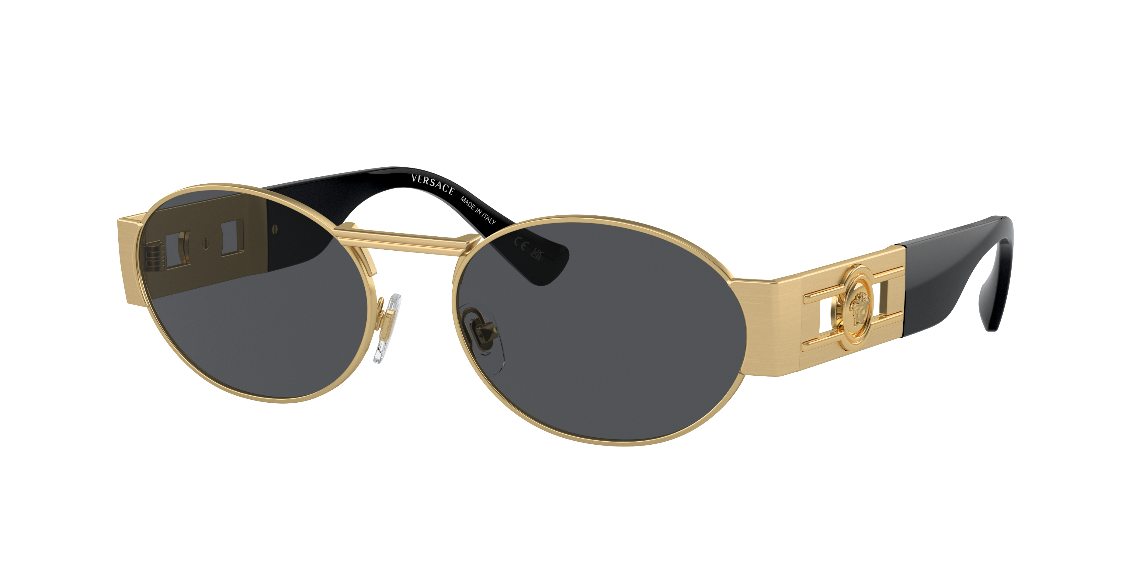 Versace VE2264 L (56 - 18) with Grey lenses and Gold frame