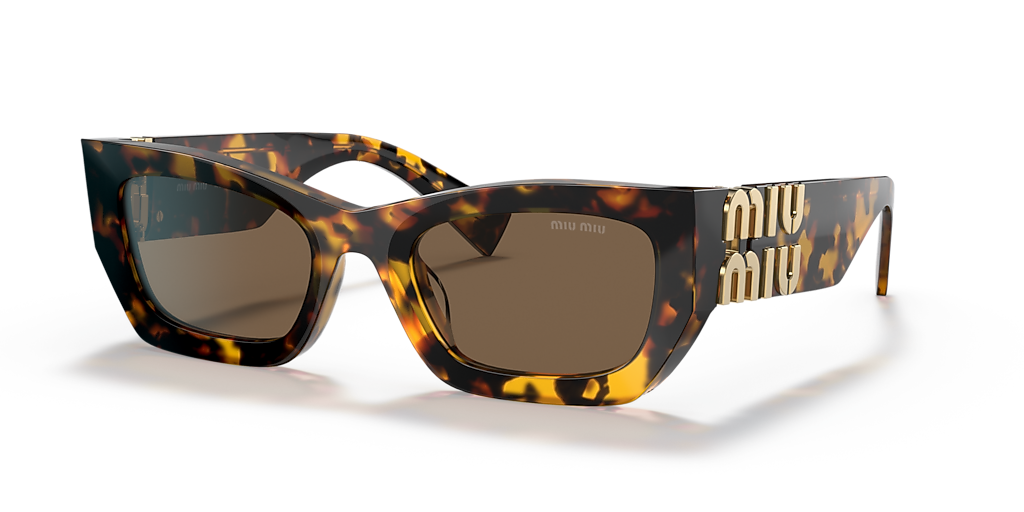 Miu Miu MU 09WS XL (53 - 22) with Brown lenses and Tortoise frame