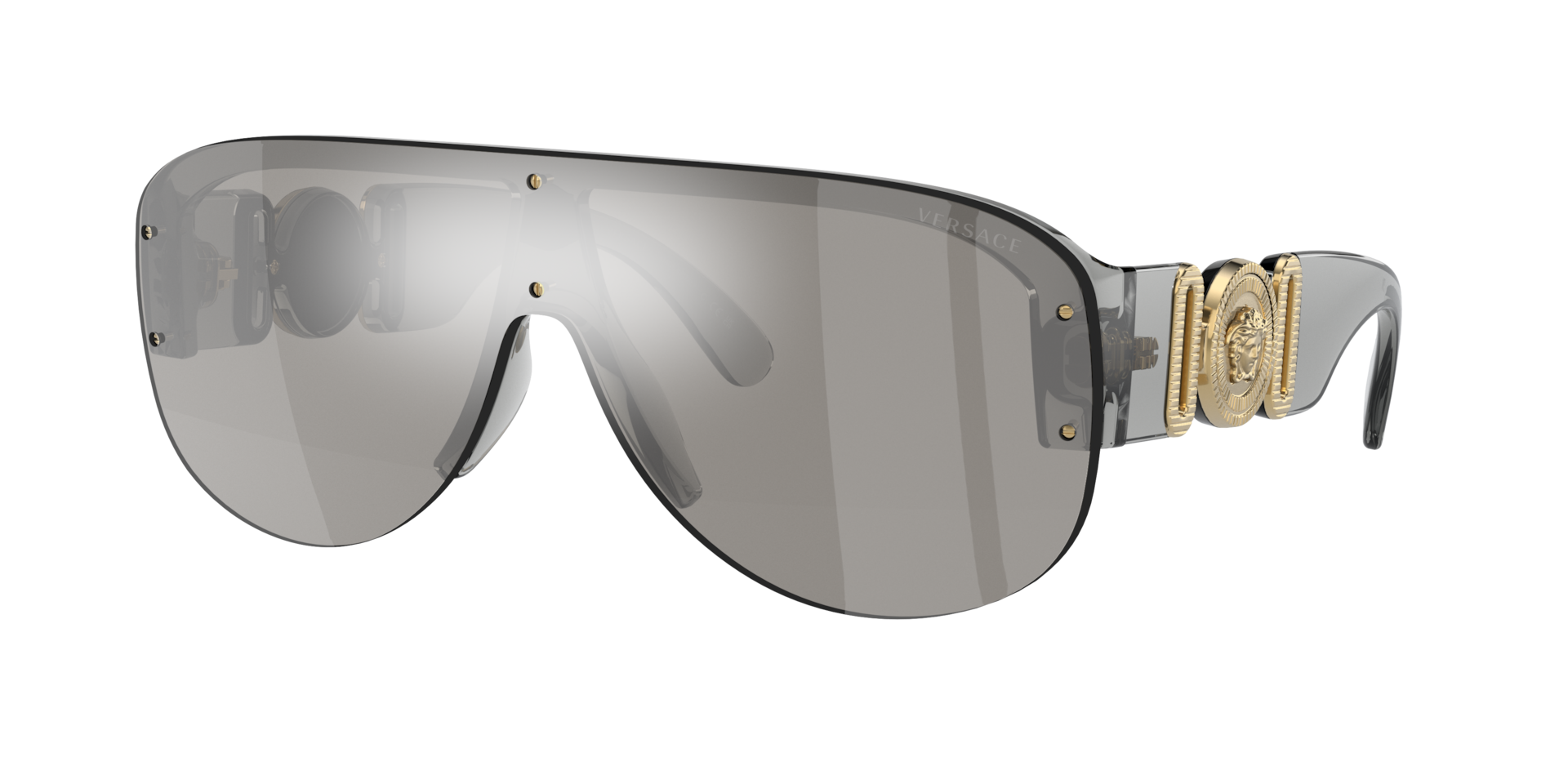 Versace VE4391 XL (0 - 148) with Silver lenses and Grey frame