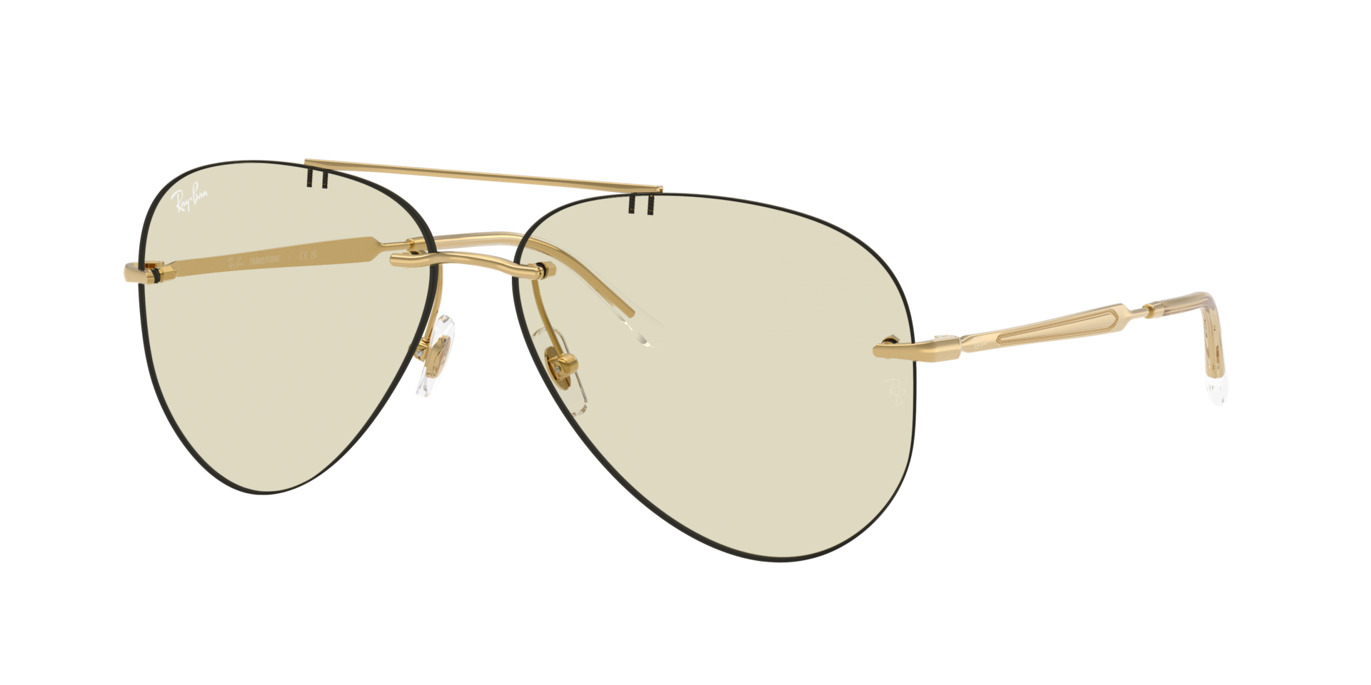 Ray-Ban Unisex Sunglass RB3791 TRANSITIONS ® COLOR TOUCH ™ LENSES - Rahmenfarbe: Arista, Linsenfarbe: Bernsteinfarben