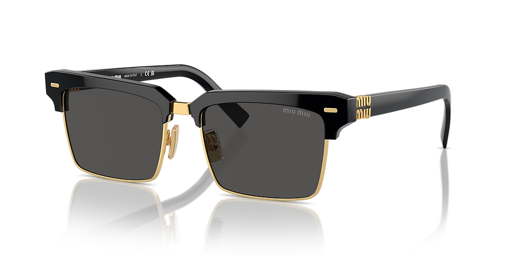 Miu Miu MU 10ZS M (54 - 17) with Grey lenses and Black frame