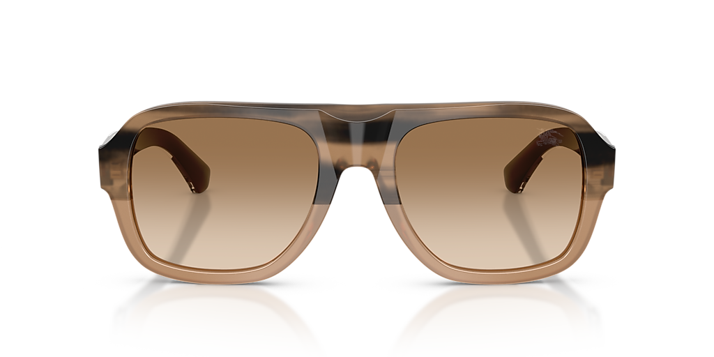Burberry BE4478F L (55 - 20) with Brown lenses and Beige frame