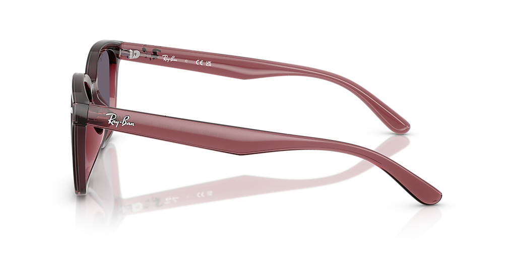 Ray-Ban RB4461D L (64 - 17) with Violet lenses and Brown frame