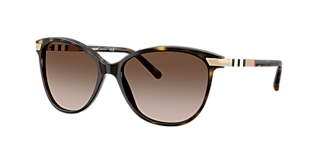Burberry Alice L (55 - 17) with Brown lenses and Brown frame
