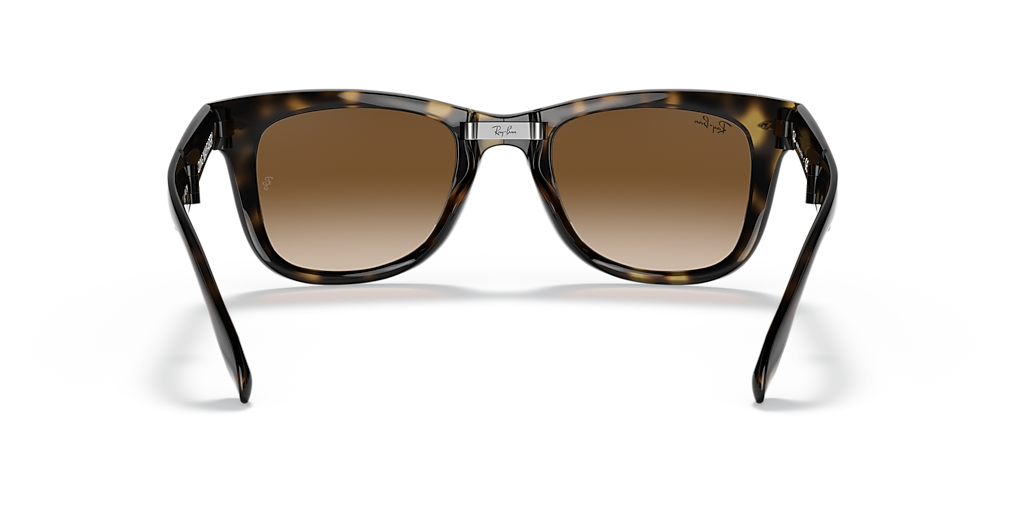 Ray-Ban Wayfarer Folding Classic L (50 - 22) with Brown lenses and