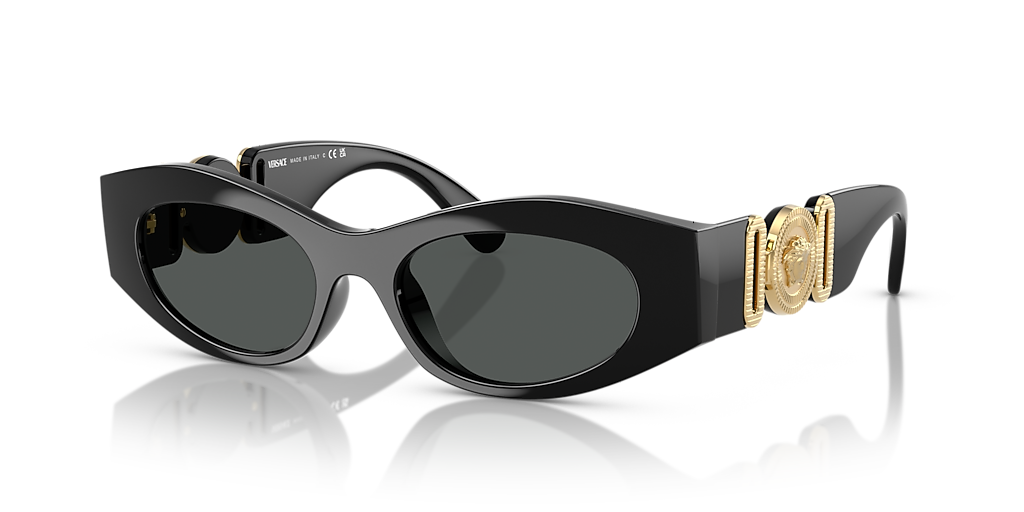 Versace VE4480U L (51 - 18) with Grey lenses and Black frame