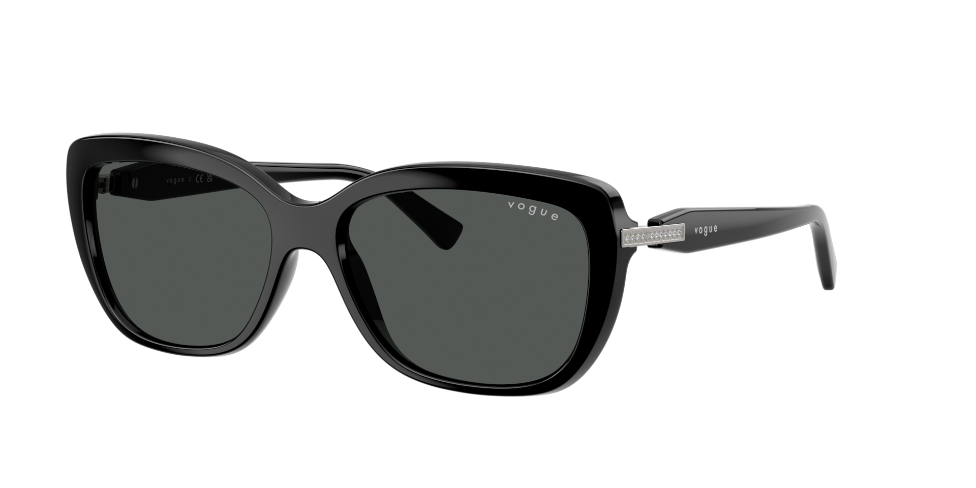 Vogue Eyewear Woman Sunglass VO5678SB -  Frame color: Black, Lens color: Dark Grey