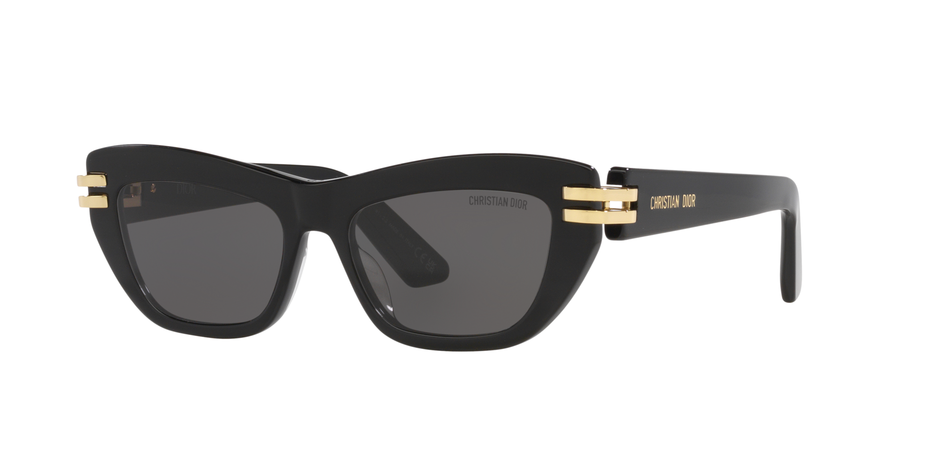 DIOR Woman Sunglass CDior B2U -  Frame color: Black, Lens color: Grey