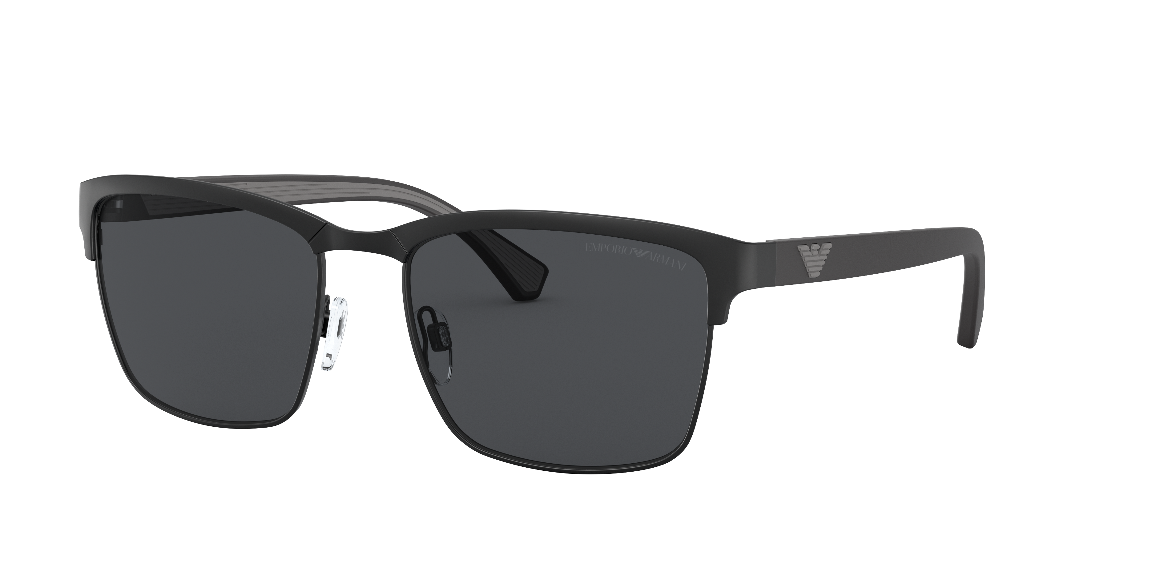 Emporio Armani EA2087 L (56 - 18) with Grey lenses and Black frame