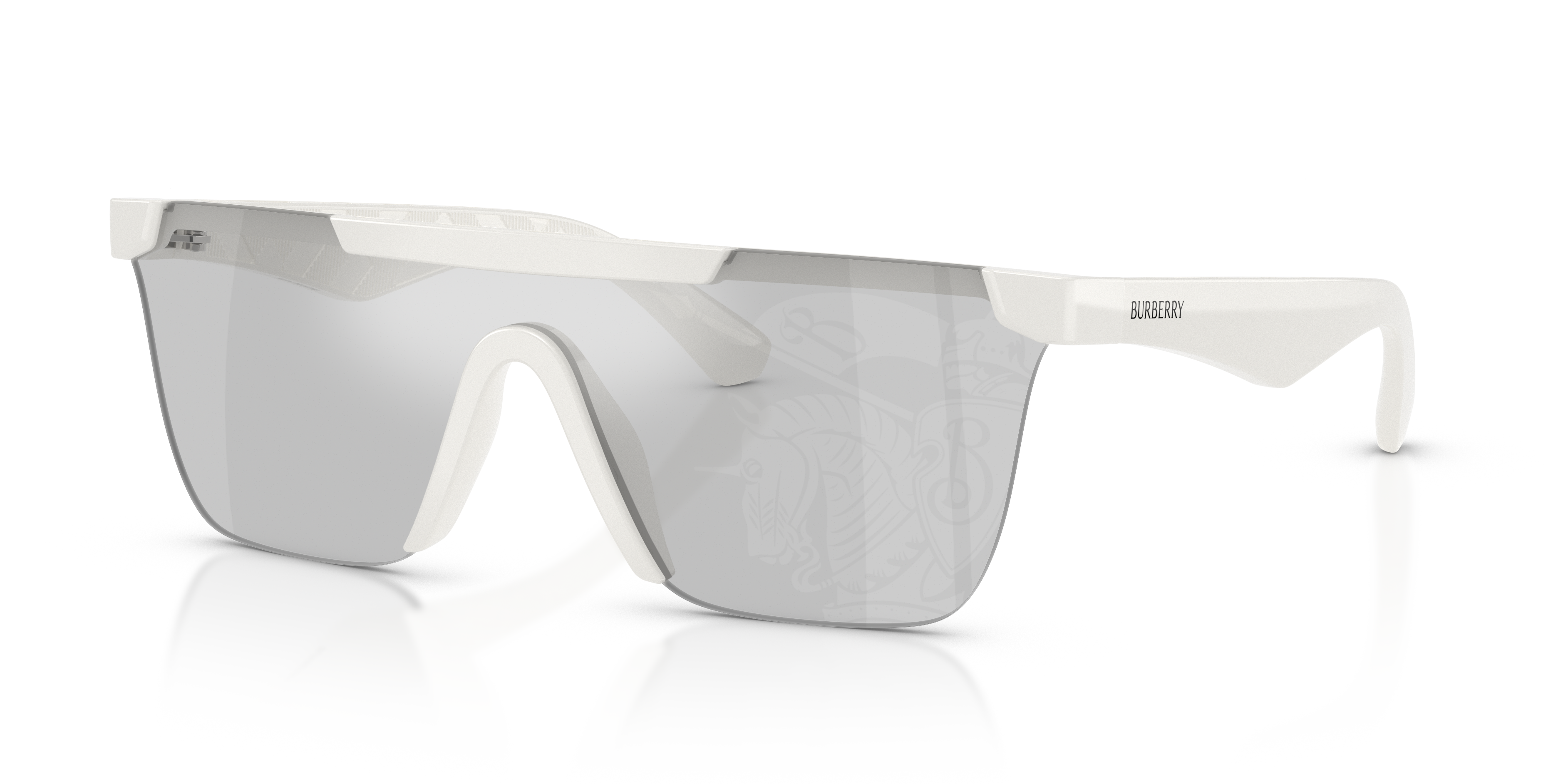Burberry BE4480D XL (0 - 141) with Silver lenses and White frame