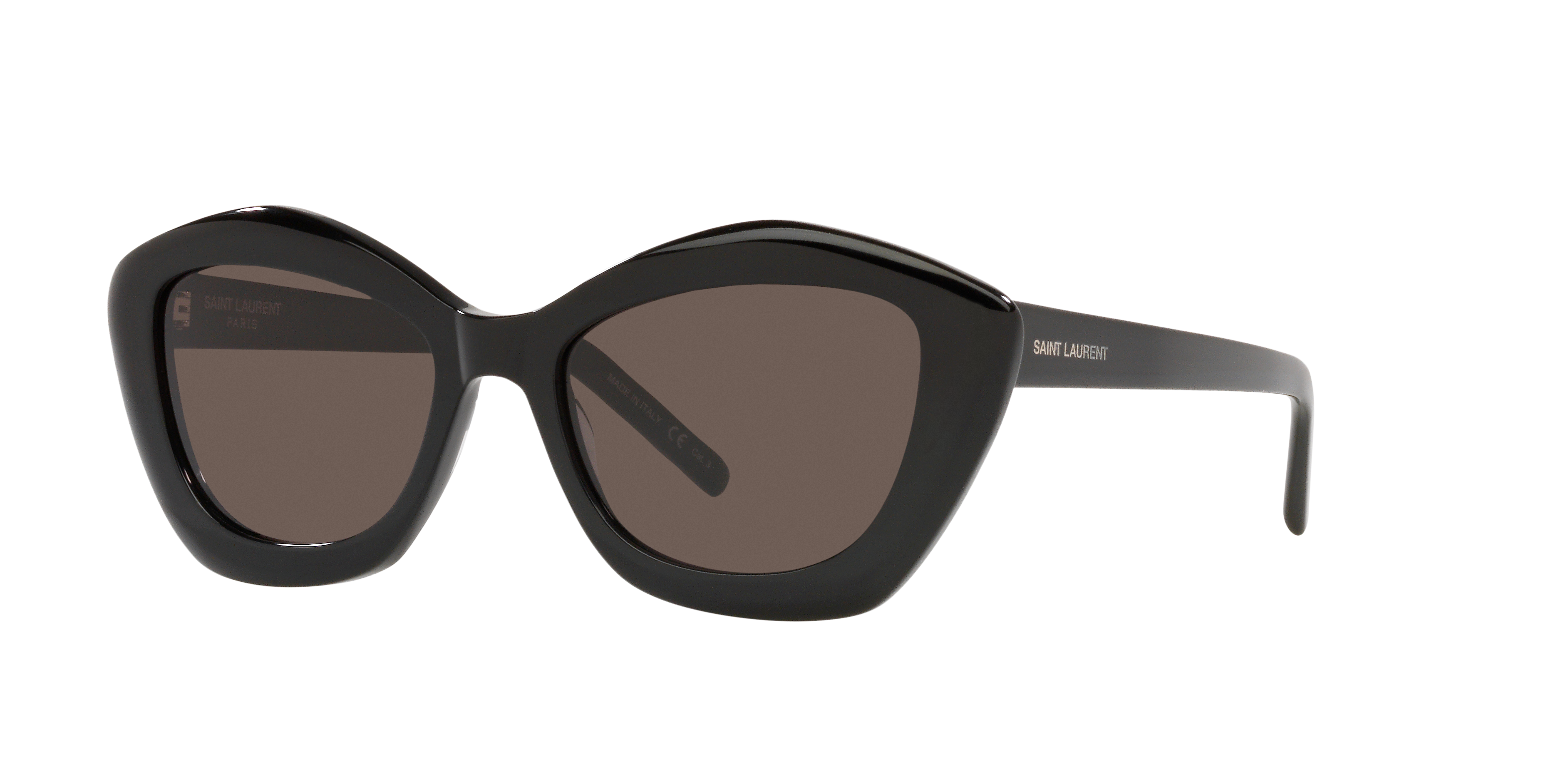 Saint Laurent SL 423 M (54 - 18) with Black lenses and Black frame