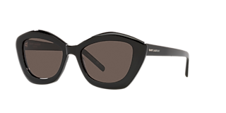 Saint Laurent SL 570 XL (54 - 17) with Black lenses and Black
