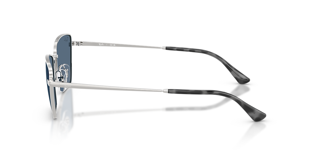 Ray-Ban Drea Bio-Based L (53 - 18) with Blue lenses and Silver