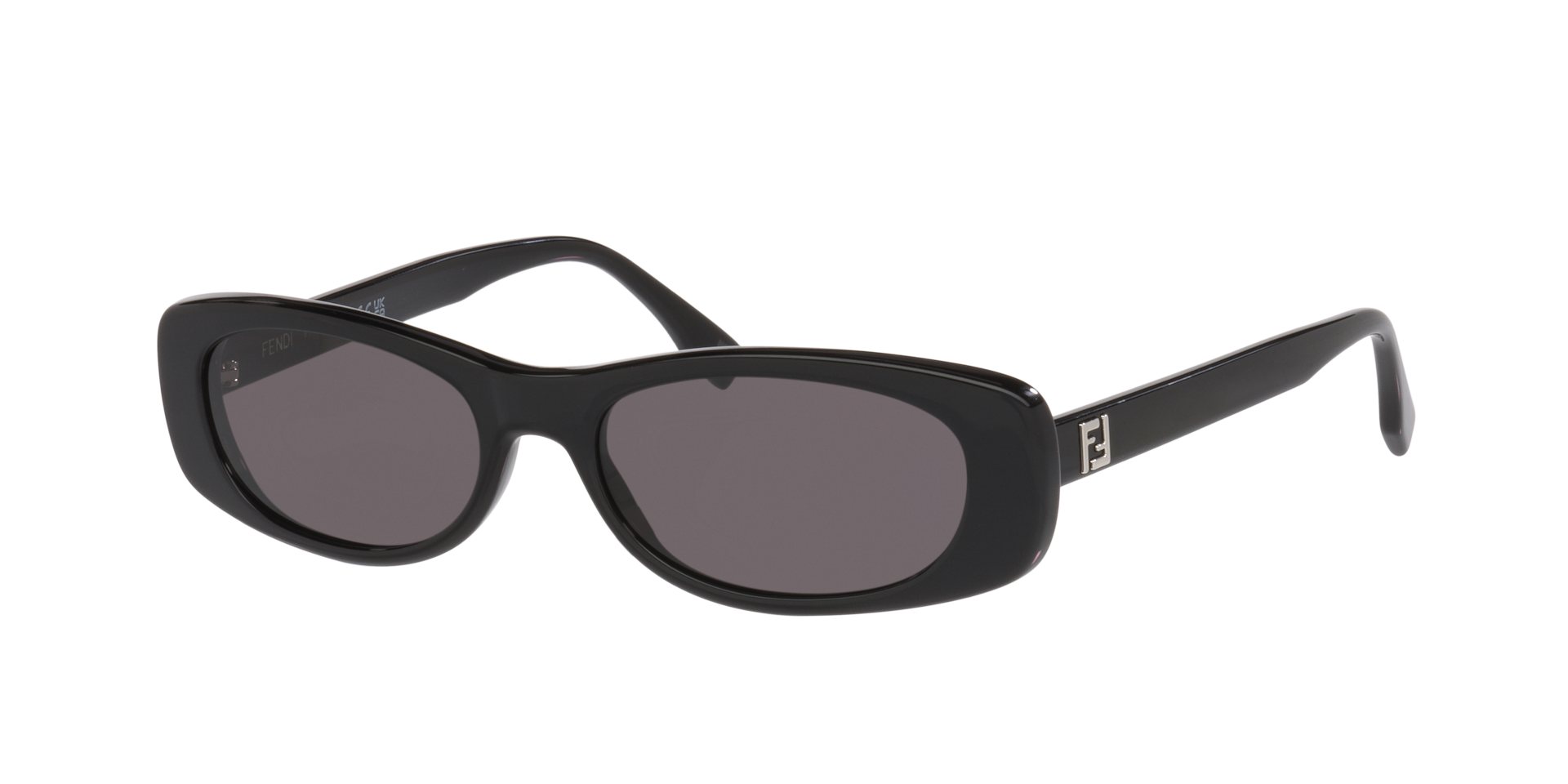 Fendi FF Squared FE40183I XS (53 - 17) with Grey lenses and Black