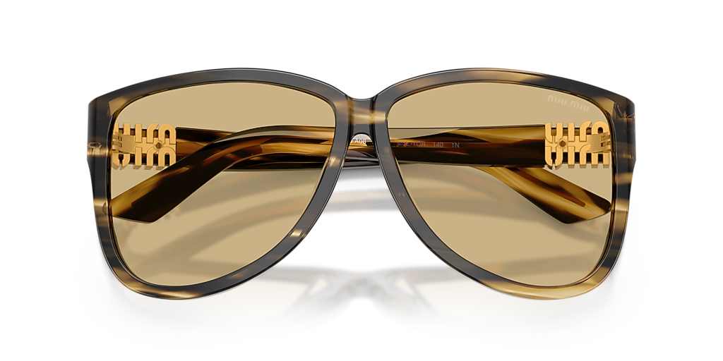 Miu Miu MU A08S M (61 - 12) with Yellow lenses and Tortoise frame