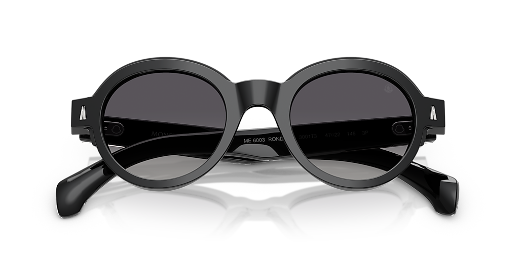 Moncler Rondosa S (47 - 22) with Grey lenses and Black frame