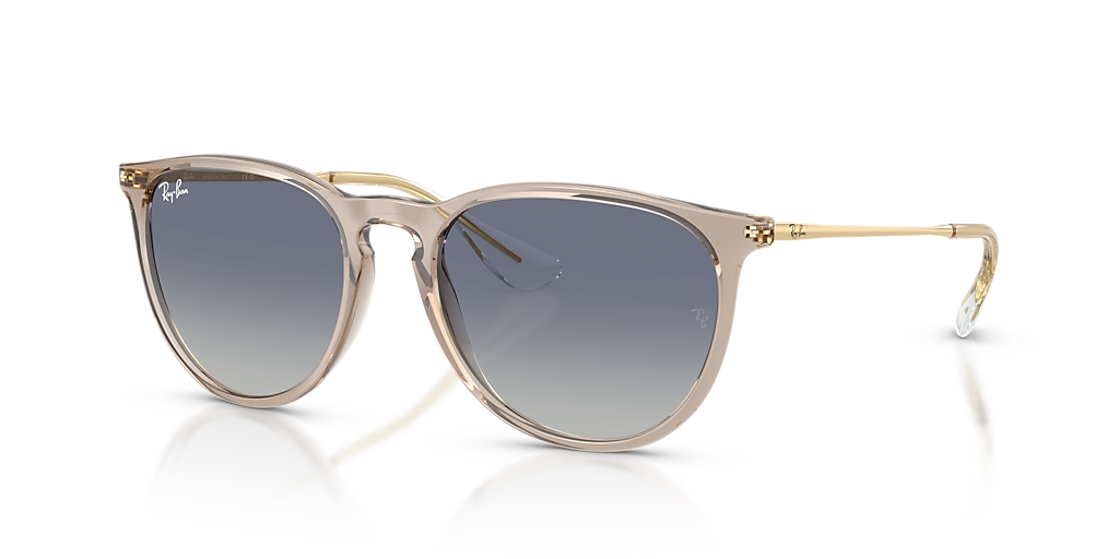 Ray-Ban サングラス エリカクラシック Ray-Ban Erika Classic M (54 - 18) with Grey lenses and Brown frame