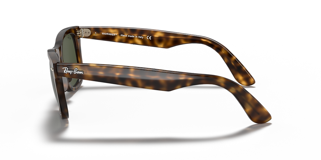 Ray-Ban Wayfarer Ease M (50 - 22) with Green lenses and Tortoise